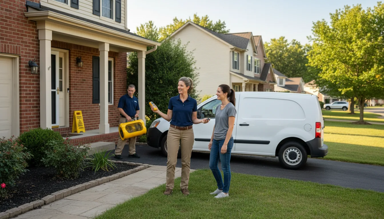 Water restoration image for Flood Water Cleanup, Removal And Restoration Services in Lakeville, MA